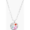 Birthdate Co. The October Birthdate Silver Pendant In October 17th - Silver