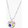 Birthdate Co. The October Birthdate Silver Pendant In October 18th - Silver