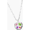 Birthdate Co. The October Birthdate Silver Pendant In October 19th - Silver