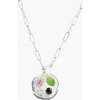 Birthdate Co. The October Birthdate Silver Pendant In October 1st - Silver
