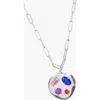Birthdate Co. The October Birthdate Silver Pendant In October 24th - Silver