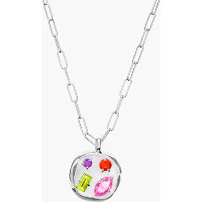 Birthdate Co. The October Birthdate Silver Pendant In October 27th - Silver