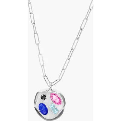 Birthdate Co. The October Birthdate Silver Pendant In October 28th - Silver