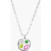 Birthdate Co. The October Birthdate Silver Pendant In October 2nd - Silver