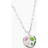 Birthdate Co. The October Birthdate Silver Pendant In October 4th - Silver
