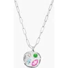 Birthdate Co. The October Birthdate Silver Pendant In October 7th - Silver