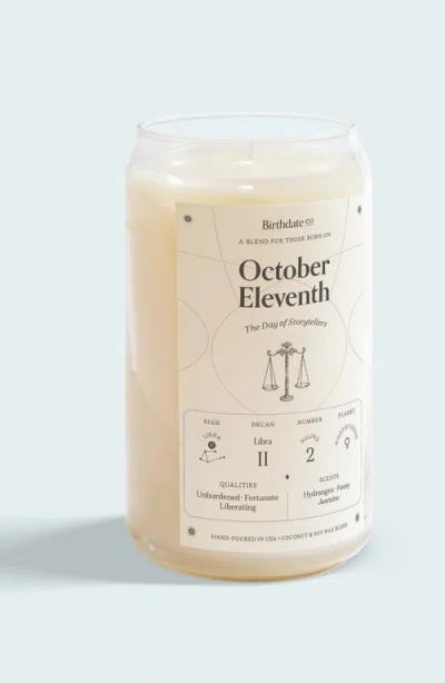 Birthdate Co. The October Birthday Candle In October 11th