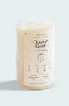 Birthdate Co. The October Birthday Candle In October 8th