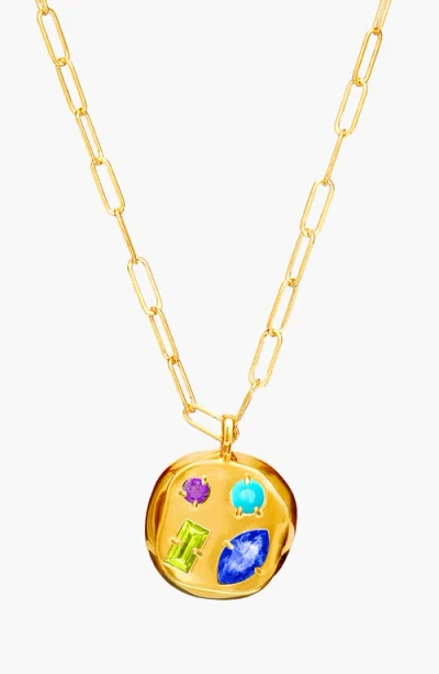 Birthdate Co. The September Birthdate Gold Pendant In September 12th - Gold