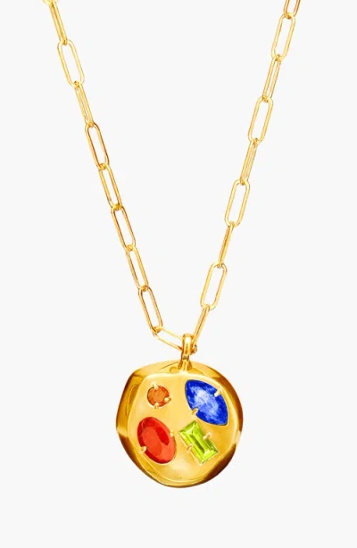 Birthdate Co. The September Birthdate Gold Pendant In September 18th - Gold