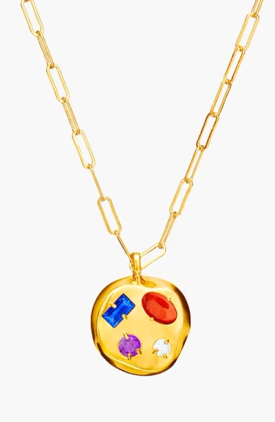 Birthdate Co. The September Birthdate Gold Pendant In September 24th - Gold