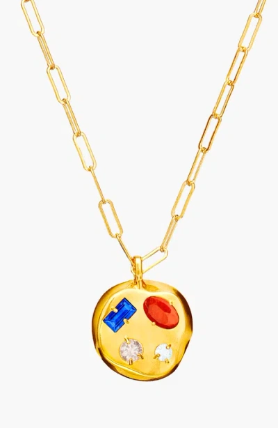 Birthdate Co. The September Birthdate Gold Pendant In September 29th - Gold
