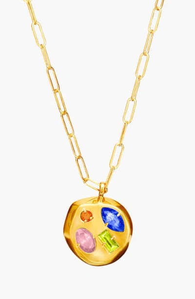 Birthdate Co. The September Birthdate Gold Pendant In September 8th - Gold