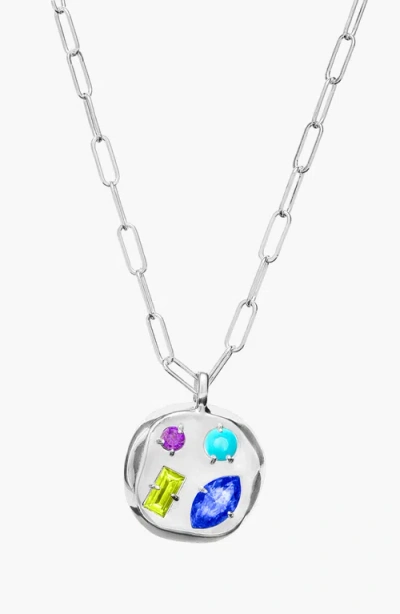 Birthdate Co. The September Birthdate Silver Pendant In September 12th - Silver
