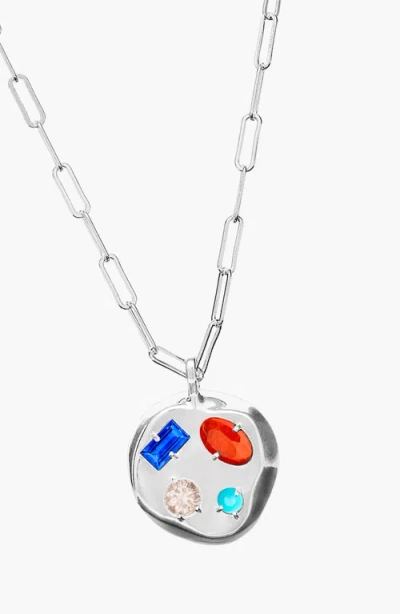 Birthdate Co. The September Birthdate Silver Pendant In September 14th - Silver