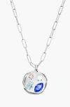 Birthdate Co. The September Birthdate Silver Pendant In September 17th - Silver