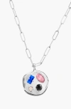 Birthdate Co. The September Birthdate Silver Pendant In September 1st - Silver