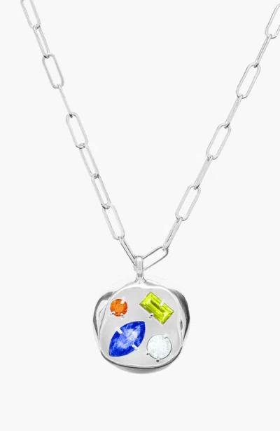 Birthdate Co. The September Birthdate Silver Pendant In September 20th - Silver