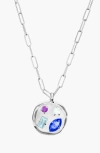 Birthdate Co. The September Birthdate Silver Pendant In September 22nd- Silver