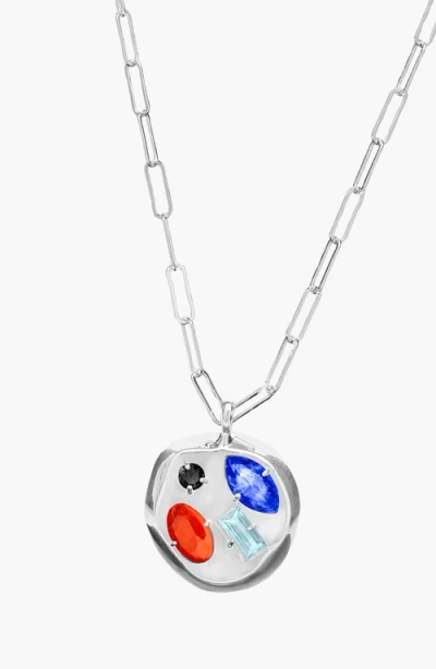 Birthdate Co. The September Birthdate Silver Pendant In September 28th - Silver