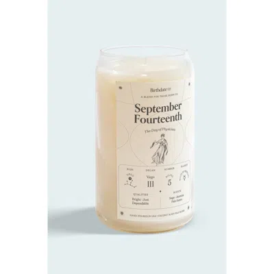 Birthdate Co. The September Birthday Candle In September 14th