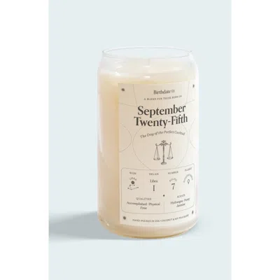 Birthdate Co. The September Birthday Candle In September 25th