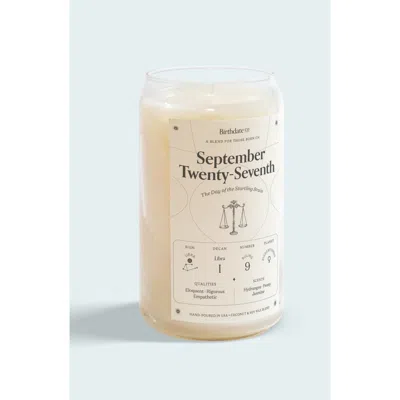 Birthdate Co. The September Birthday Candle In September 27th