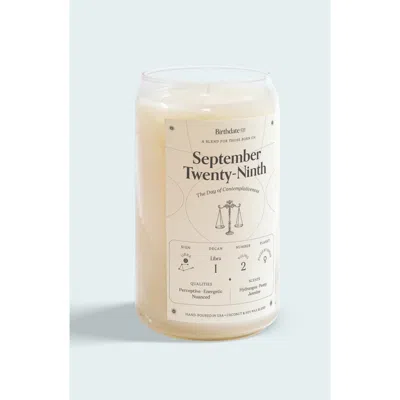 Birthdate Co. The September Birthday Candle In September 29th