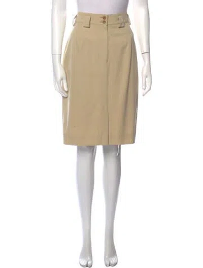 Pre-owned Bisang Couture Knee-length Skirt In Neutral