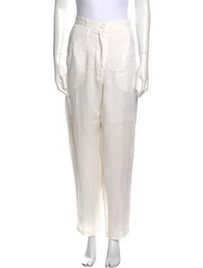 Pre-owned Bisang Couture Straight Leg Pants In Neutral