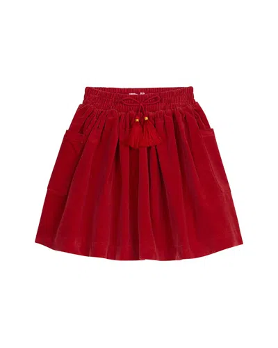 Bisby Kids' Circle Skirt In Red