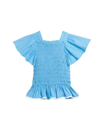 Bisby Kids' India Top In Blue