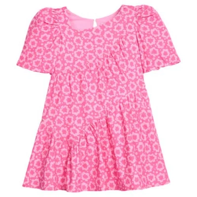 Bisby Babies'  Kids' Asymmetrical Dress In Pink