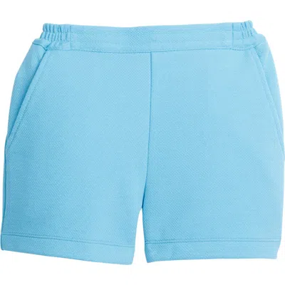 Bisby Kids' Basic Shorts In Turqouise Pique
