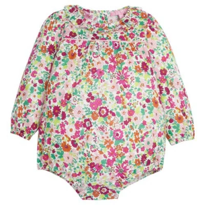 Bisby Babies'  Kids' Cotton Caroline Bubble In Magenta Floral