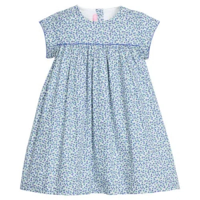 Bisby Kids' Floral Charlotte Dress In Blue