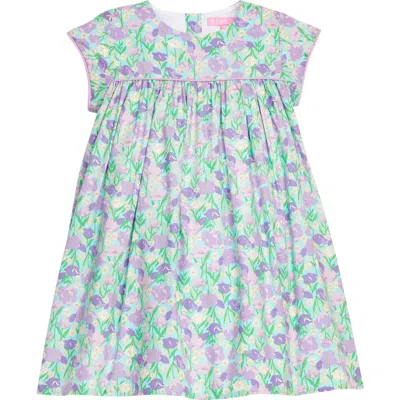 Bisby Babies'  Kids' Floral Charlotte Dress In Blue