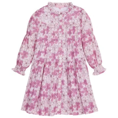 Bisby Babies'  Kids'  Floral Embry Dress In Soho Floral Pink
