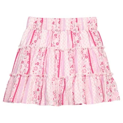 Bisby Kids' Floral Natalie Skort In Pink