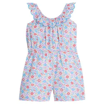 Bisby Babies'  Kids' Floral Romper In Lilac Primrose