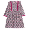 Bisby Kids' Floral Ruffle Porto Dress In Multi