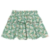 Bisby Kids' Floral Tiered Skort In Green