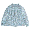 Bisby Kids' Floral Tory Top In Blue
