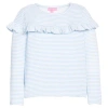 Bisby Babies'  Kids' Front Ruffle Emily Top In Blue