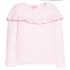 Bisby Kids' Front Ruffle Emily Top In Pink