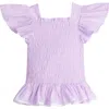 Bisby Babies'  Kids' India Top In Lilac