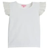 Bisby Kids' Knit Eyelet Tank In White