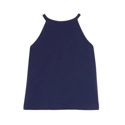 Bisby Babies'  Kids' Knit Halter Top In Blue