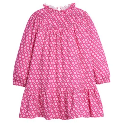 Bisby Kids' Knit Jody Dress In Bougainvillea