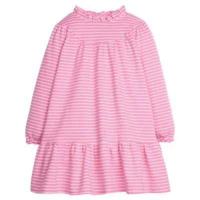 Bisby Babies'  Kids' Knit Jody Dress In Pink Stripe